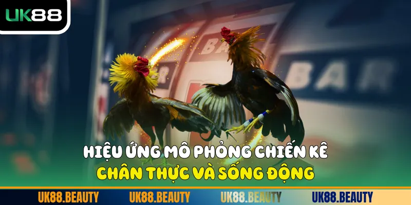 Hiệu ứng mô phỏng chiến kê chân thực và sống động